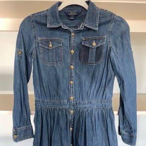 Polo Ralph Lauren Denim Dress Girls Size 12